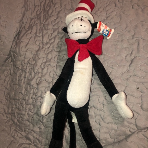 Cat In The Hat 12 Inch Plush 2004, Official Movie Merch, Dr Seuss - Picture 1 of 5